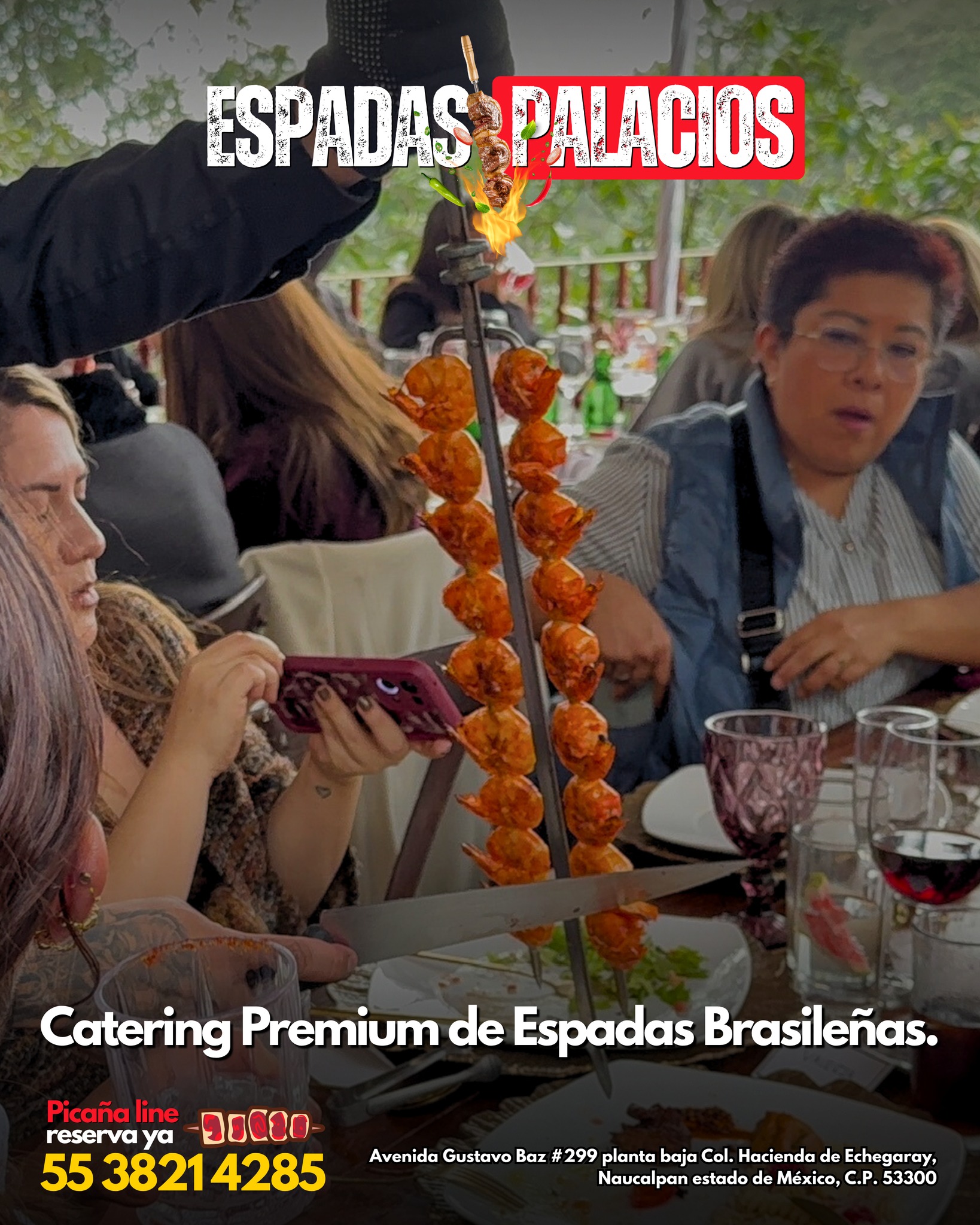 Servicio en espadas